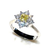 Ring Woman Classici in White Gold Diamante ART AC059#FY0BLU FABIO COL